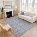 Addison Mayfield Blue AMF2152 - 8ft. Round Rug