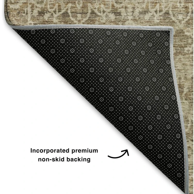 Addison Mayfield Brown AMF2152 - 8ft. Round Rug