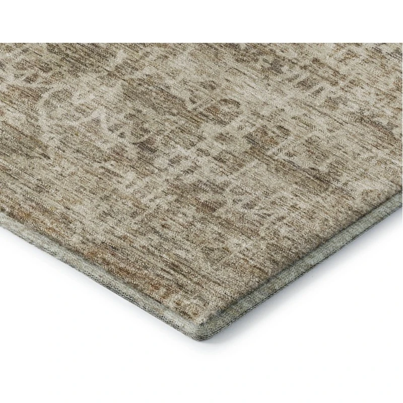 Addison Mayfield Brown AMF2152 - 8ft. Round Rug