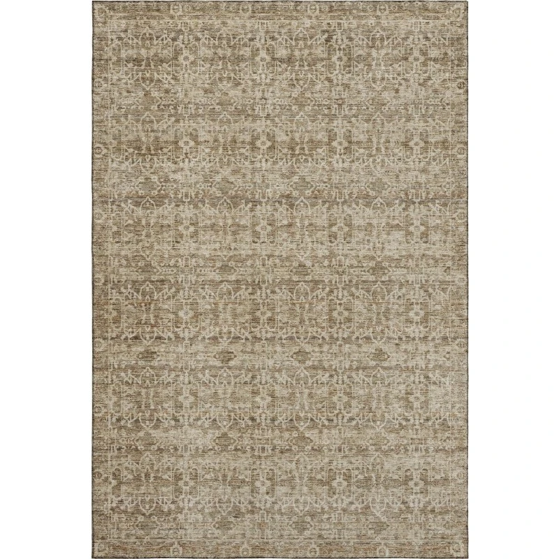 Addison Mayfield Brown AMF2152 - 8ft. Round Rug