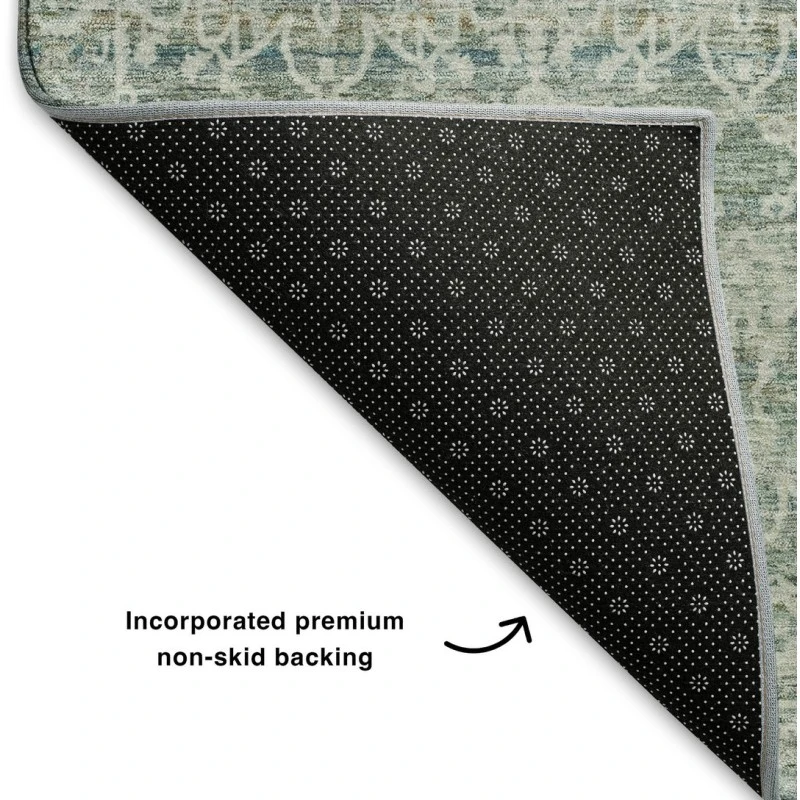 Addison Mayfield Teal AMF2152 - 8ft. Round Rug