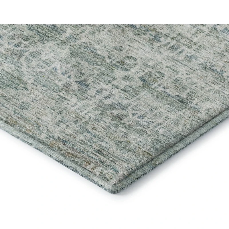 Addison Mayfield Teal AMF2152 - 8ft. Round Rug