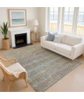 Addison Mayfield Teal AMF2155 9ft. x 12ft. Rect. Rug