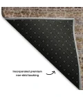 Addison Mayfield Brown AMF2155 - 8ft. Round Rug