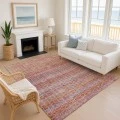 Addison Mayfield Pink AMF2155 - 8ft. Round Rug