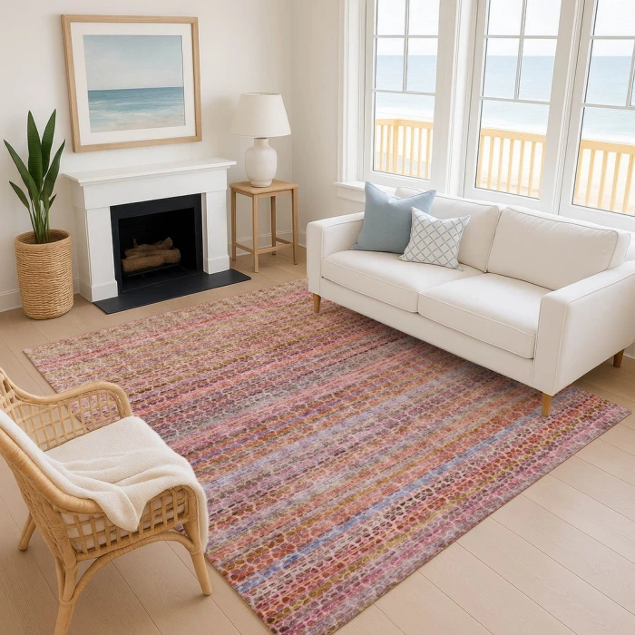 Addison Mayfield Pink AMF2155 5ft. x 7ft. 6in. Rect. Rug