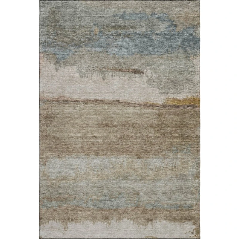 Addison Mayfield Brown AMF2156 - 8ft. Round Rug