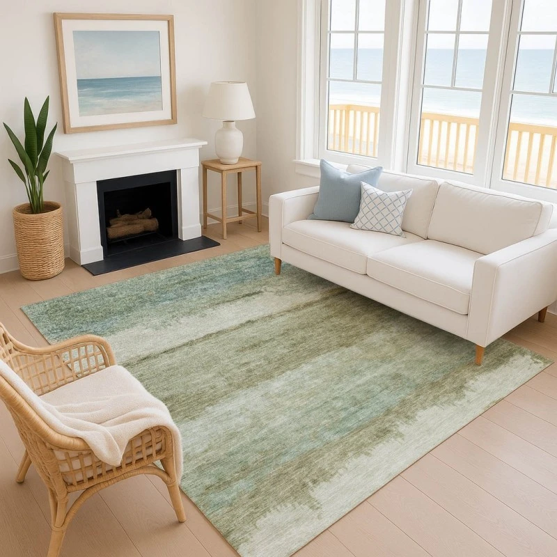 Addison Mayfield Green AMF2156 - 8ft. Round Rug