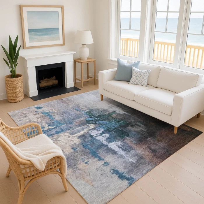 Addison Mayfield Blue AMF2157 9ft. x 12ft. Rect. Rug