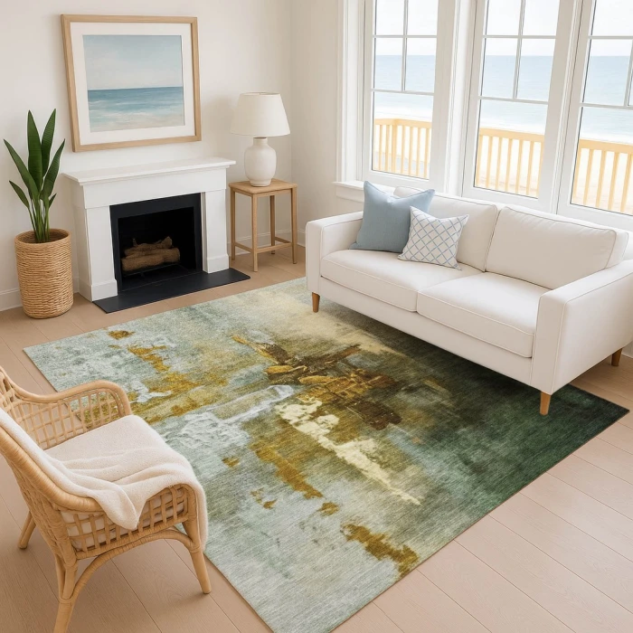 Addison Mayfield Brown AMF2157 9ft. x 12ft. Rect. Rug