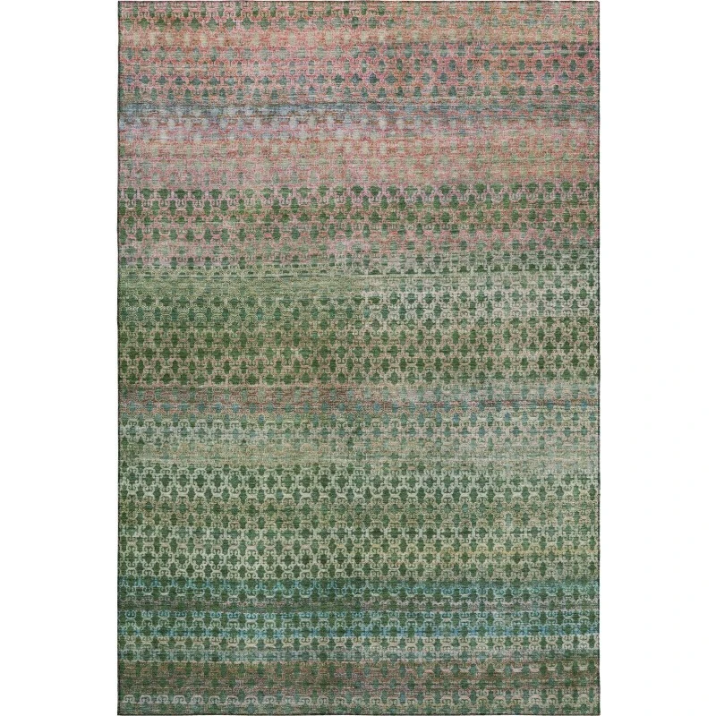 Addison Mayfield Green AMF2158 - 8ft. Round Rug