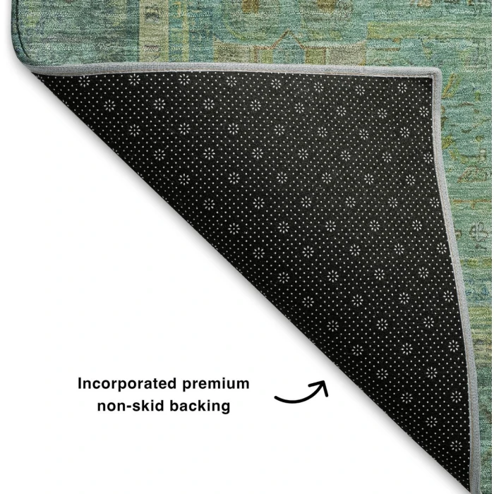 Addison Mayfield Green AMF2159 9ft. x 12ft. Rect. Rug
