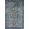 Addison Mayfield Teal AMF2159 - 8ft. Round Rug