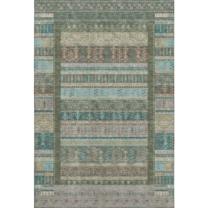 Addison Mayfield Green AMF2160 - 8ft. Round Rug
