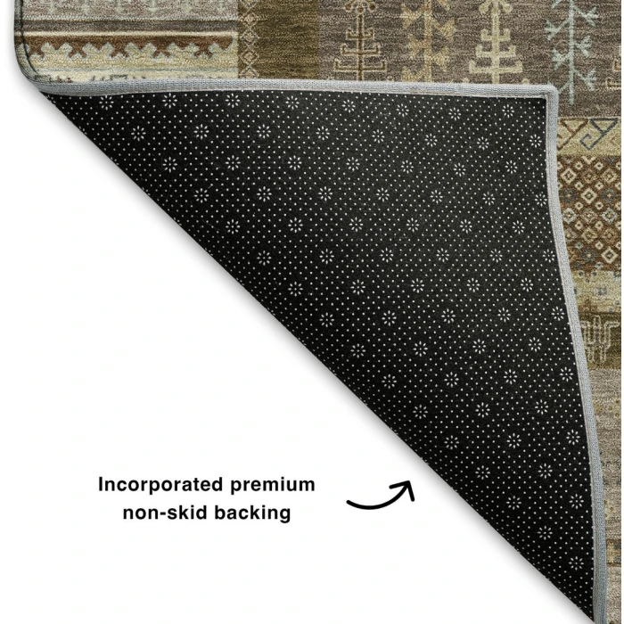 Addison Mayfield Brown AMF2160 5ft. x 7ft. 6in. Rect. Rug