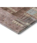 Addison Mayfield Orange AMF2160 - 8ft. Round Rug