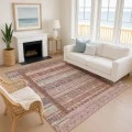 Addison Mayfield Orange AMF2160 - 8ft. Round Rug