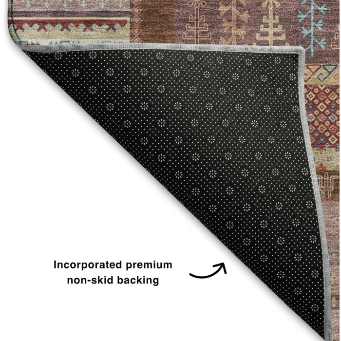 Addison Mayfield Red AMF2160 - 8ft. Round Rug