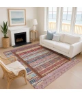 Addison Mayfield Red AMF2160 - 8ft. Round Rug
