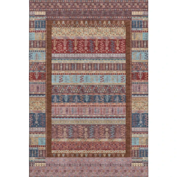 Addison Mayfield Red AMF2160 - 8ft. Round Rug