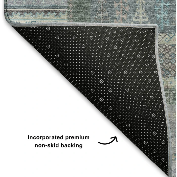 Addison Mayfield Teal AMF2160 8ft. x 10ft. Rect. Rug