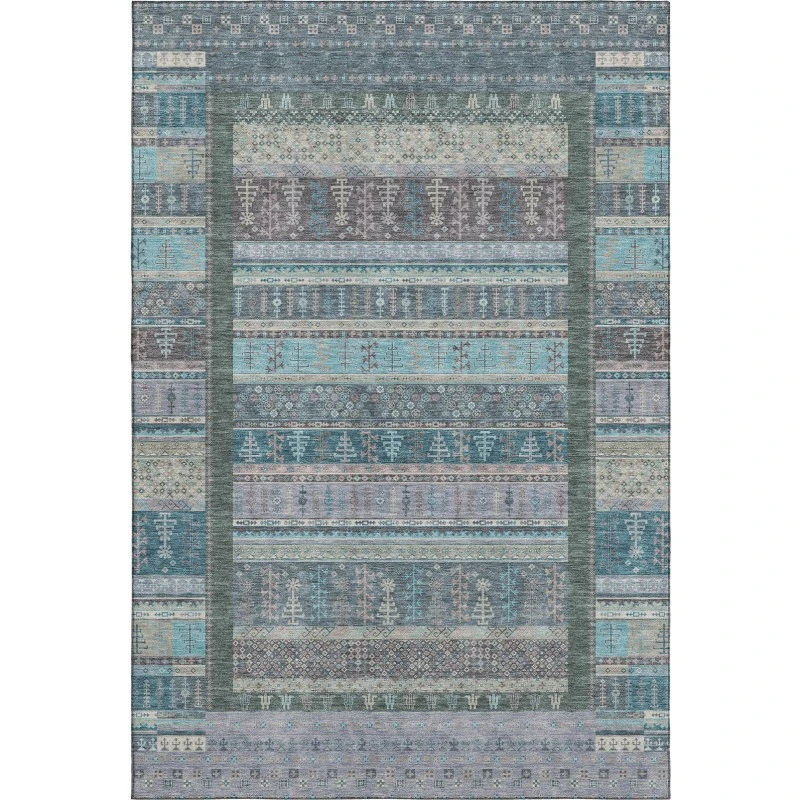 Addison Mayfield Teal AMF2160 2ft. 3in. x 7ft. 6in. Rect. Rug