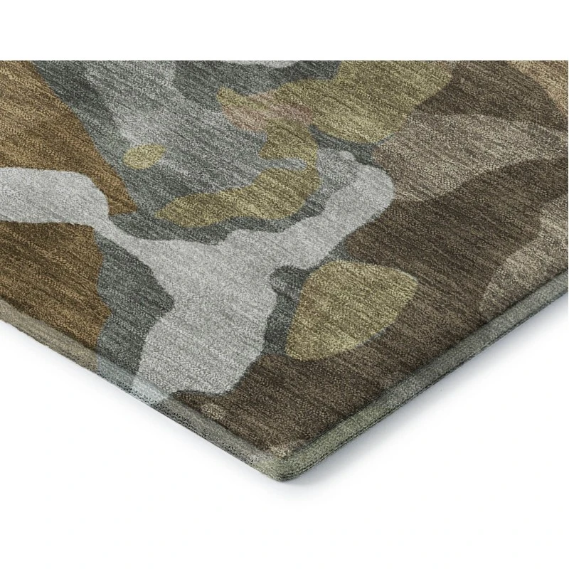 Addison Mayfield Brown AMF2161 - 8ft. Round Rug