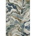 Addison Mayfield Blue AMF2162 - 8ft. Round Rug