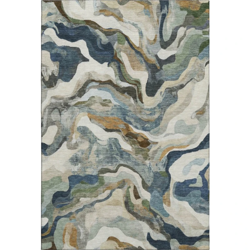 Addison Mayfield Blue AMF2162 2ft. 3in. x 7ft. 6in. Rect. Rug
