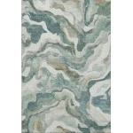 Addison Mayfield Teal AMF2162 - 8ft. Round Rug