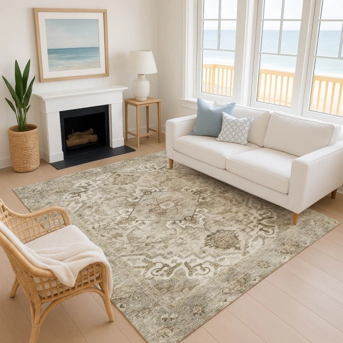 Addison Mayfield Brown AMF2164 5ft. x 7ft. 6in. Rect. Rug