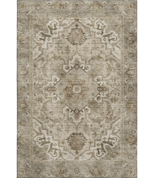 Addison Mayfield Brown AMF2164 - 8ft. Round Rug