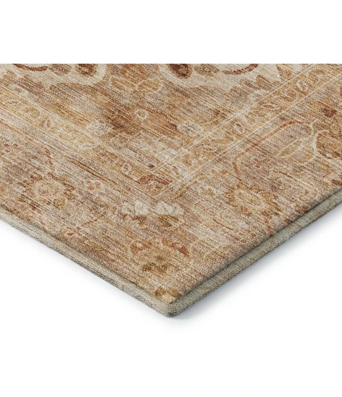 Addison Mayfield Orange AMF2164 - 8ft. Round Rug