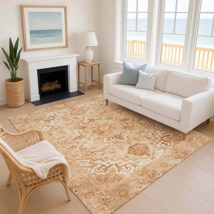 Addison Mayfield Orange AMF2164 2ft. 3in. x 7ft. 6in. Rect. Rug