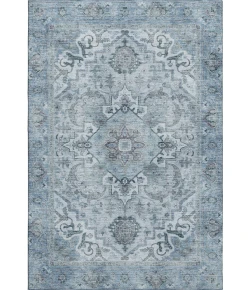 Addison Mayfield Blue AMF2164 - 8ft. Round Rug