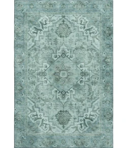 Addison Mayfield Teal AMF2164 - 8ft. Round Rug
