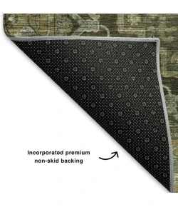 Addison Mayfield Green AMF2165 - 8ft. Round Rug
