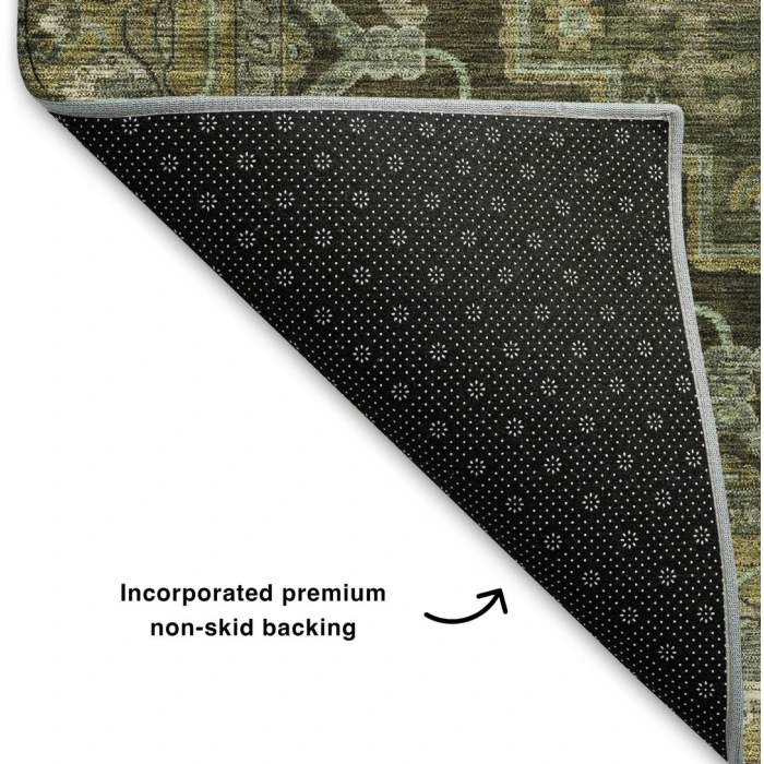 Addison Mayfield Green AMF2165 - 8ft. Round Rug