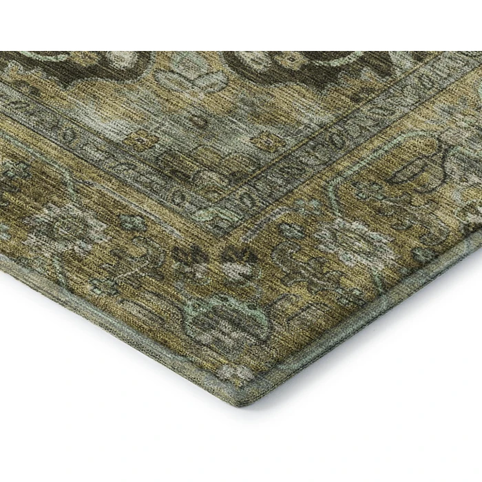 Addison Mayfield Green AMF2165 - 8ft. Round Rug