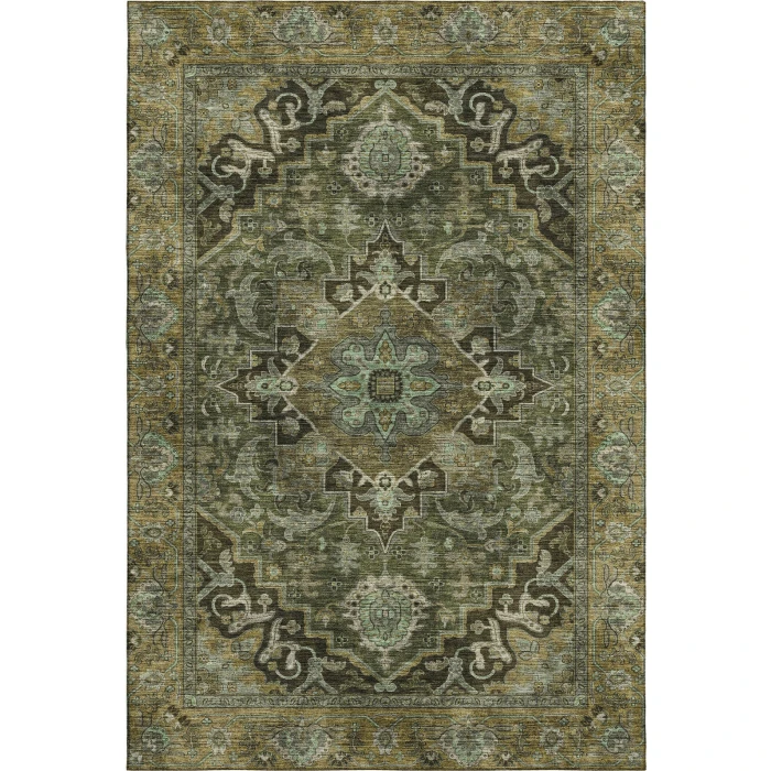 Addison Mayfield Green AMF2165 - 8ft. Round Rug