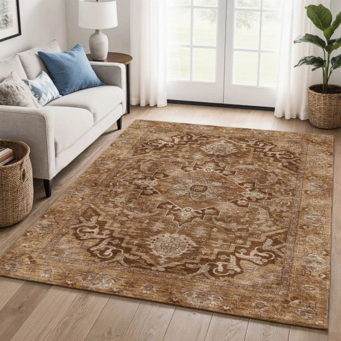 Addison Mayfield Orange AMF2165 2ft. 3in. x 7ft. 6in. Rect. Rug