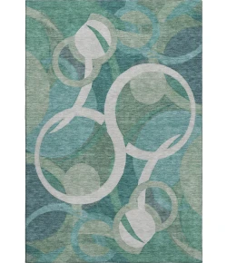 Addison Mayfield Teal AMF2167 8ft. x 10ft. Rect. Rug