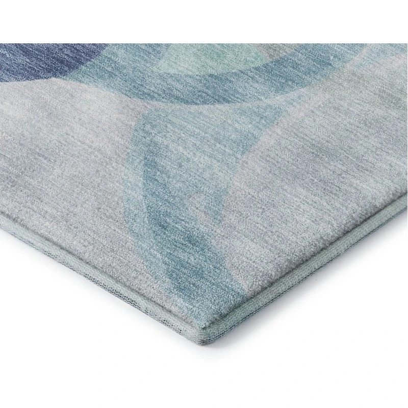 Addison Mayfield Blue AMF2168 - 8ft. Round Rug