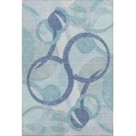 Addison Mayfield Blue AMF2168 - 8ft. Round Rug