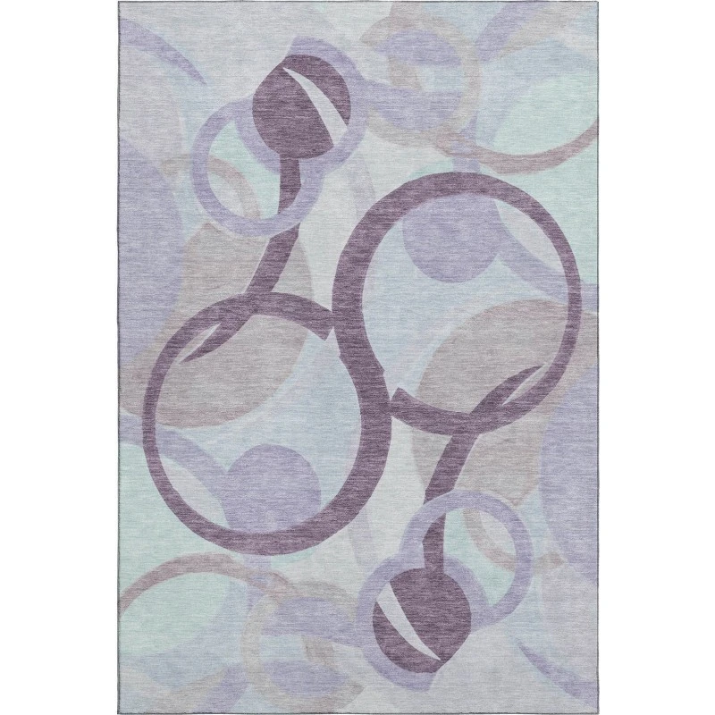 Addison Mayfield Purple AMF2168 - 8ft. Round Rug