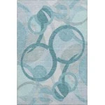 Addison Mayfield Teal AMF2168 - 8ft. Round Rug