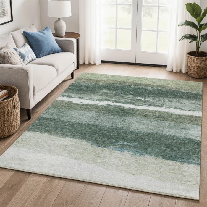Addison Mayfield Green AMF2169 2ft. 3in. x 7ft. 6in. Rect. Rug