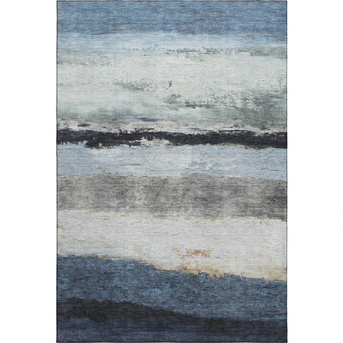 Addison Mayfield Blue AMF2169 - 8ft. Round Rug