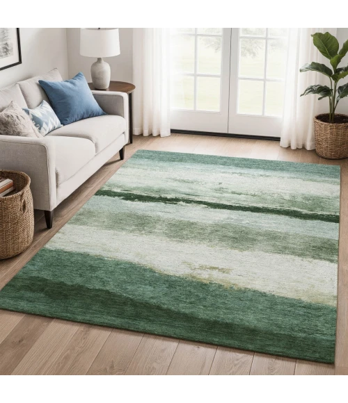Addison Mayfield Green AMF2169 - 8ft. Round Rug
