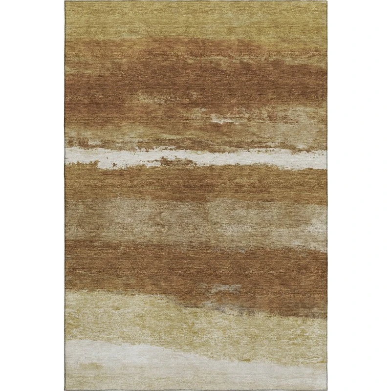 Addison Mayfield Orange AMF2169 - 8ft. Round Rug